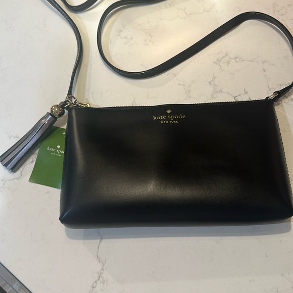 Kate Spade black crossbody purse - Picture 1 of 3